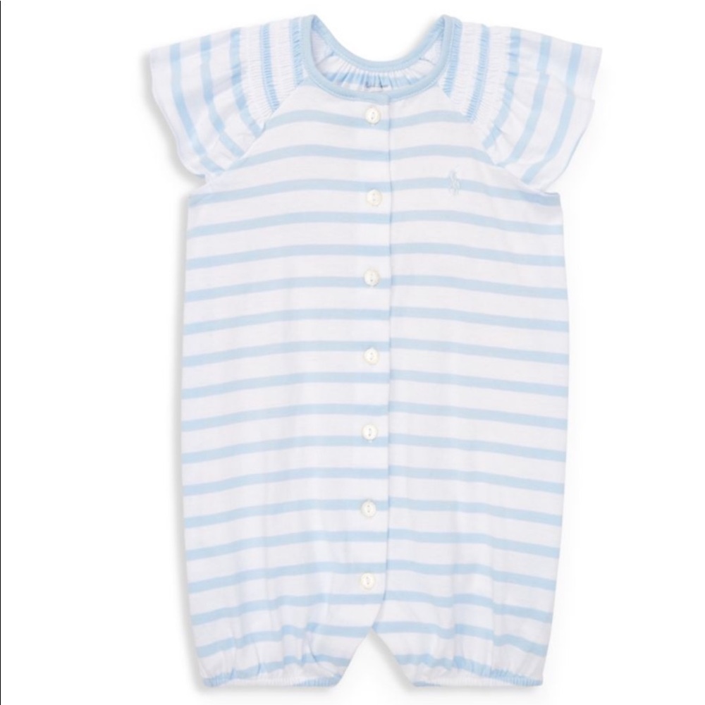 NWT Ralph Lauren infant striped romper